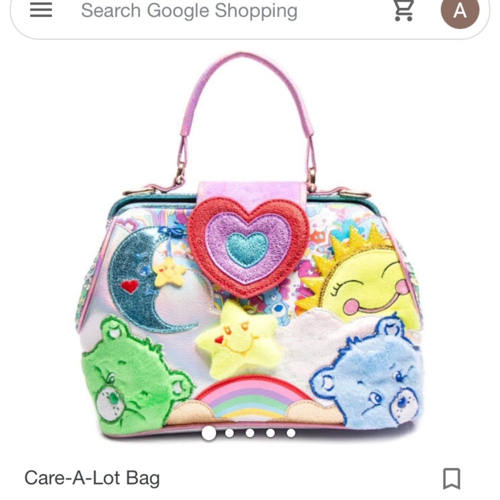 Irregular choice x Care Bears care-a-lot bag/purse